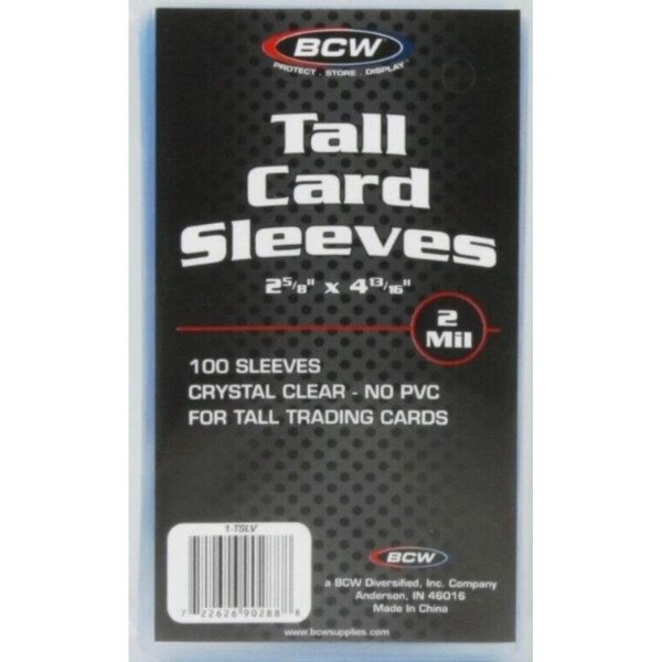 tall card sleeves Jumbo L Oversized Card Sleeves (50) main image 0