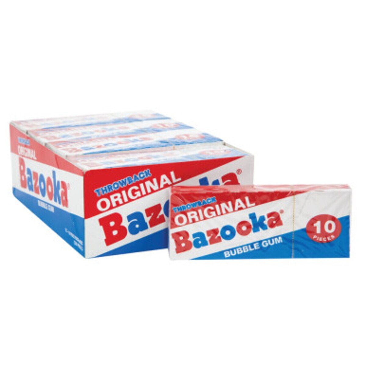 Bazooka Original Throwback 10 Piece 12 Count | Mad Al